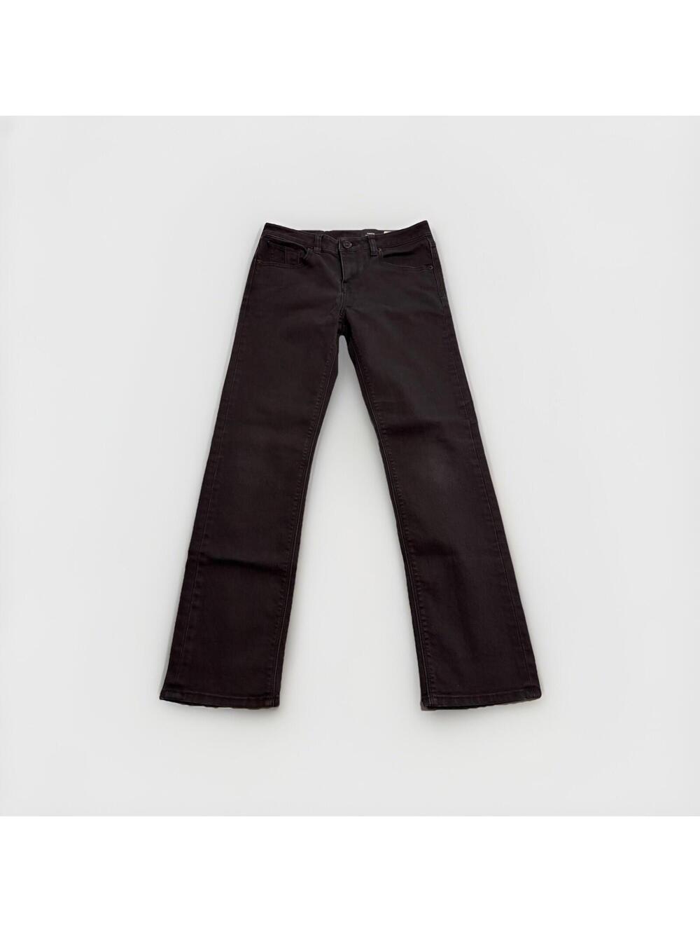Volcom VORTA 28 Black Slim Straight Jeans Women’s Vintage Y2K